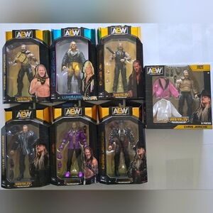 AEW Chris Jericho Action Figure Series 1, 4, 6, 8, 11, Gear Pack & #134 Walmart